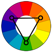 skema warna triad